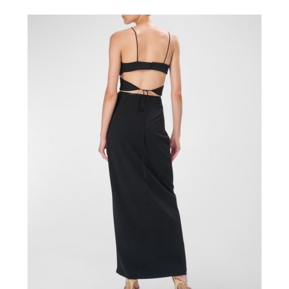 NWT Ronny Kobo Nooshie flower leaf Top black ($378) - Medium - Picture 4 of 9
